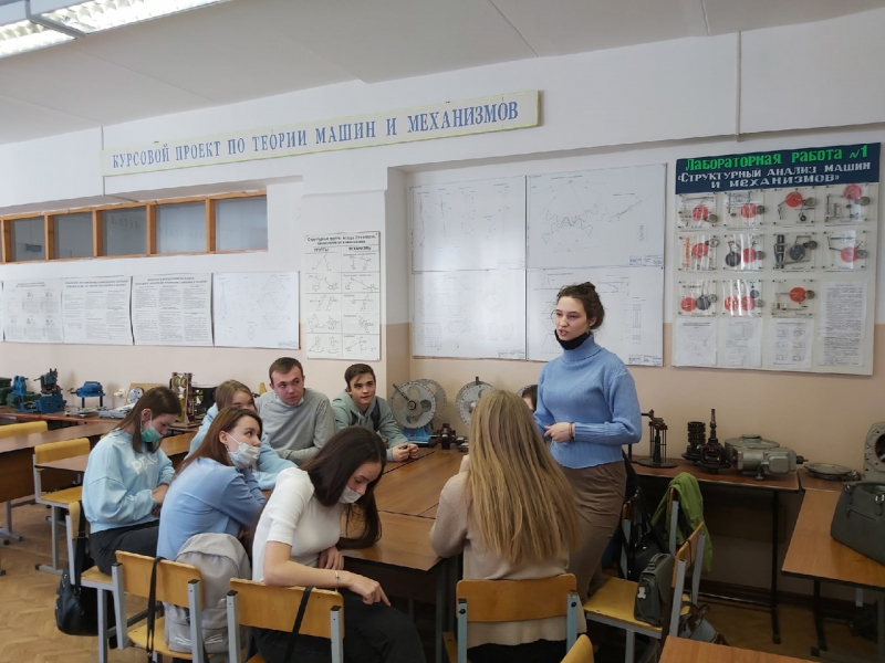 мастер-класс со студентами ЛПК на каф. ОНД, март 2021 г